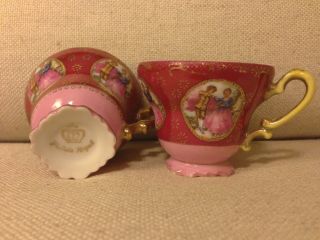 Antique Palais Royal Tea Cups (2) photo