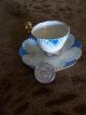 Tea Set Min/demitassa Tokiro Japan Blue And White Cups & Saucers photo 3
