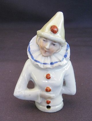 Antique Clown Half Doll Germany photo