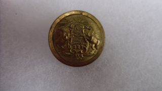 Antique Pennsylvania State Seal Coat Button Waterbury Button Co 23 Mm photo