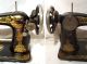 Serviced Antique 1915 Singer 127 Sphinx Treadle Sewing Machine Works See Video Sewing Machines photo 1