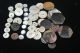 43 Antique Buttons Carved Mother Of Pearl & Black Abalone Sm - Med 15 Buttons photo 1