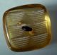 Vintage Big Yellow Lucite Detailed Shank Sewing Button Buttons photo 1