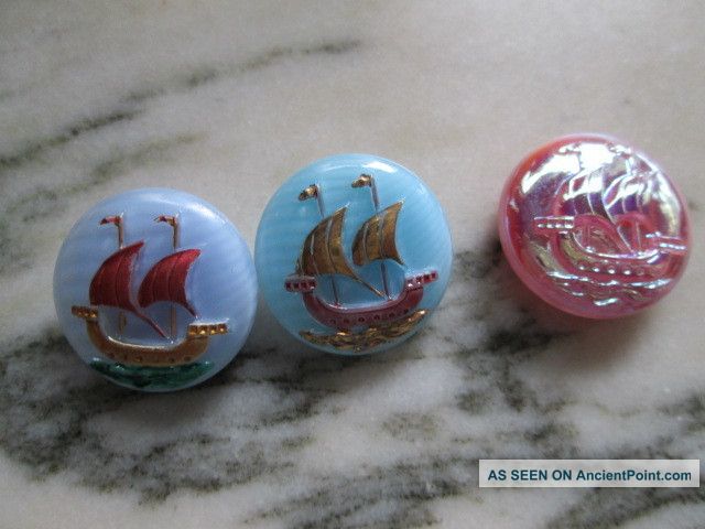 Vintage Buttons Handmade In Czech Republic The Are From Glass Buttons photo
