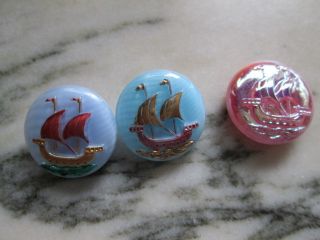 Vintage Buttons Handmade In Czech Republic The Are From Glass photo