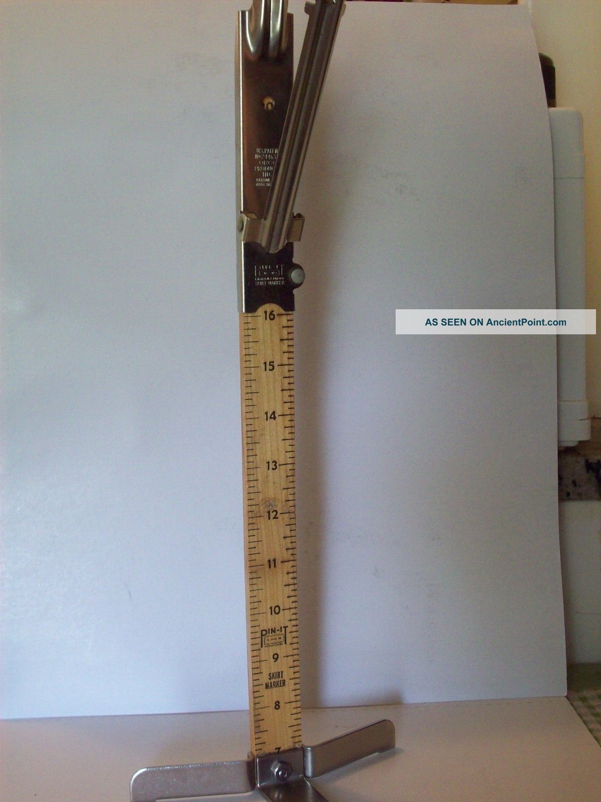 Hemmer W Metal Measuring Mechanism Sewing Vintage Tools, Scissors & Measures photo