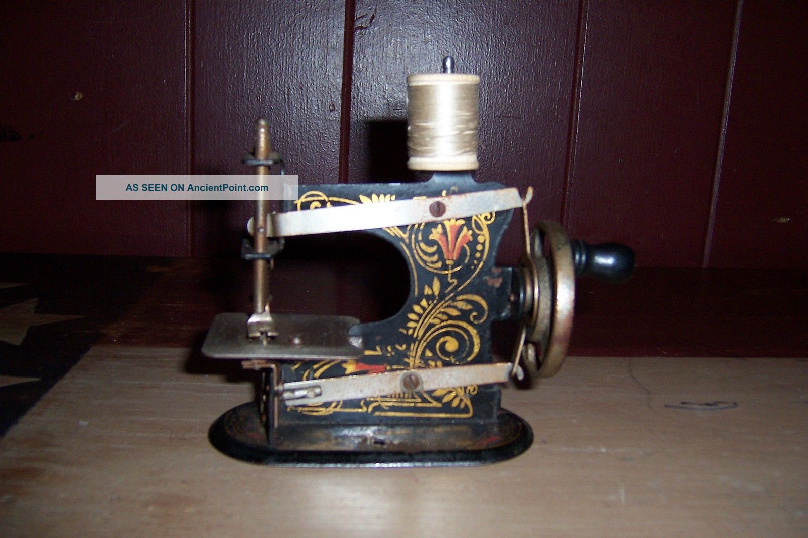 Antique Vintage German Toy Sewing Machine Very Early 1900s Very Rare Sewing Machines photo
