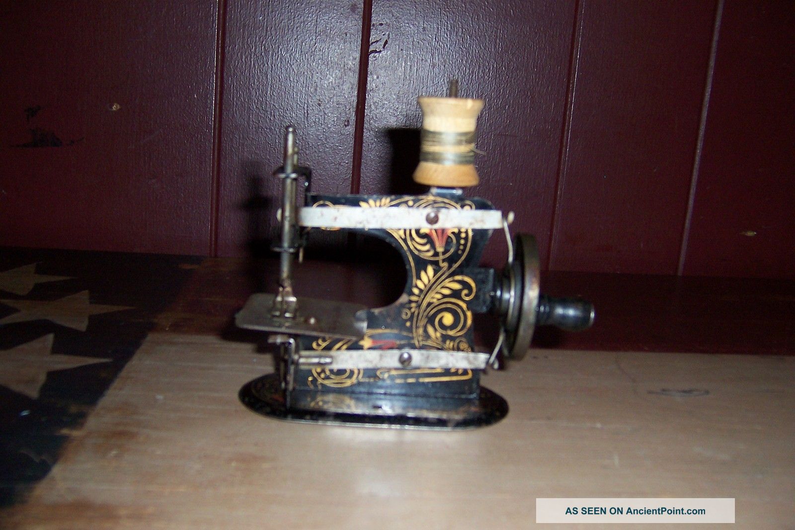 Antique Vintage Casige Toy Sewing Machine Early 1900s Very Rare Sewing Machines photo