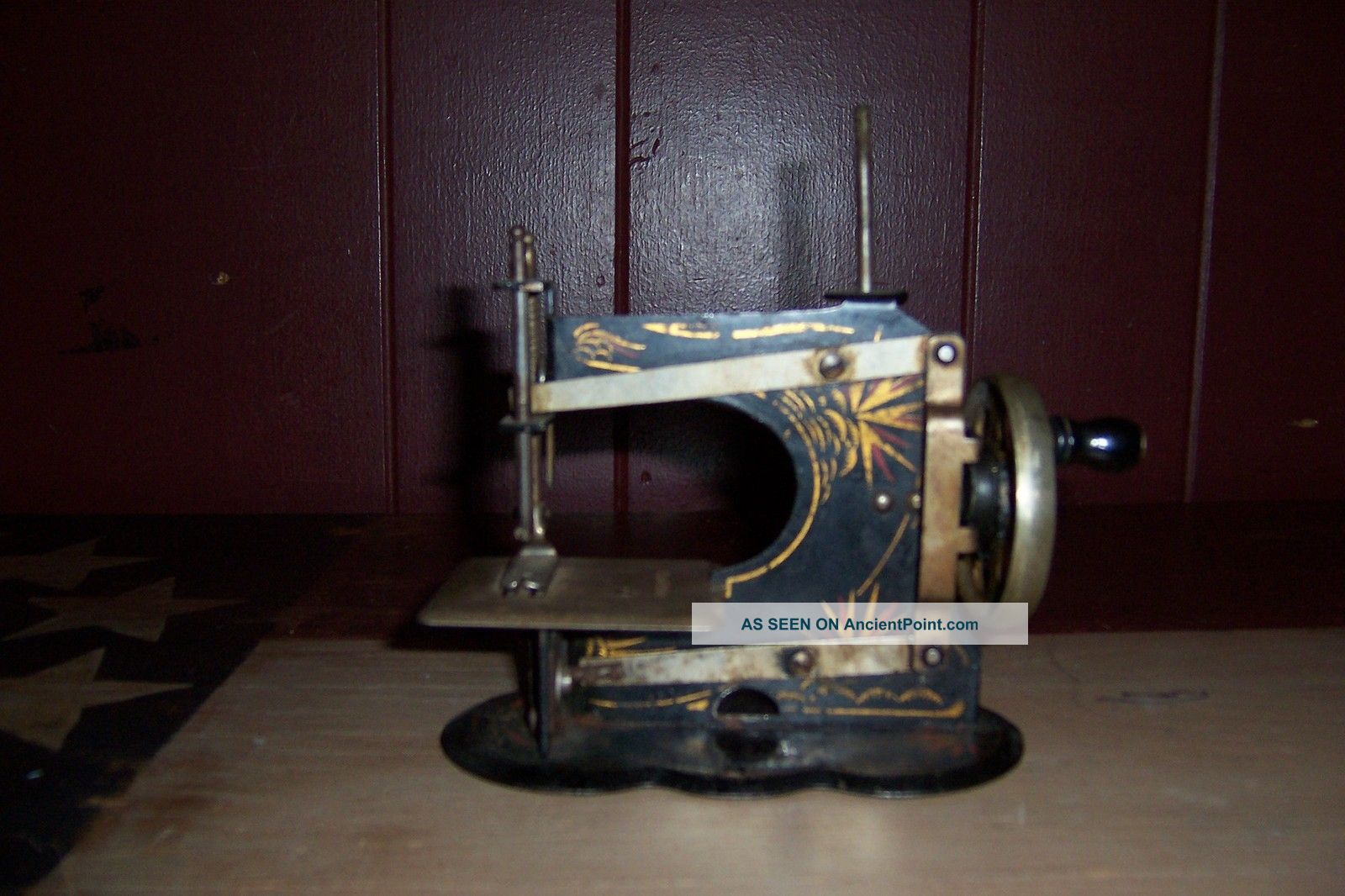 Antique Vintage German Toy Sewing Machine Early 1900s Very Rare Sewing Machines photo