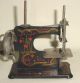 Antique Sewing Machine Girl Toy Complete & Working Condition Made In Germany Sewing Machines photo 4