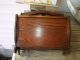 Vintage Wood Sewing Box + Egg Darner - - Box: Two Side Lid Opening Carry Handle Baskets & Boxes photo 4