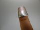 Antique Old Unmarked Metal Sewing Tool Safety Accessory Thimble Nr Thimbles photo 2