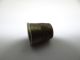 Antique Old Unmarked Metal Sewing Tool Safety Accessory Thimble Nr Thimbles photo 5