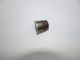 Antique Old Unmarked Metal Sewing Tool Safety Accessory Thimble Nr Thimbles photo 6