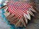 Victorian Red Heart Shape Crochet Pin Cushion Vg Pin Cushions photo 1