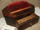 Antique Ca 1840 Wooden Sewing Box - Just. . . Baskets & Boxes photo 1