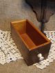 Antique Early 1800 Wooden Sewing Box Needle Pin Cushion - Just. . . Baskets & Boxes photo 4