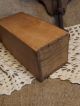 Antique Early 1800 Wooden Sewing Box Needle Pin Cushion - Just. . . Baskets & Boxes photo 5