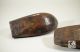 Pair 18th C.  Dutch Carved Wood Clog Forms Other photo 2
