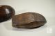 Pair 18th C.  Dutch Carved Wood Clog Forms Other photo 3