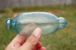 Rare Knobby Ear Japanese Glass Rolling Pin Fishing Float photo