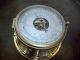 Vintage Schatz Marine German Barometer In Excellent Working Condition Clocks photo 7