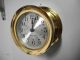 Vintage Seth Thomas Marine Brass Ships Bell Clock Strong Running Clock Clocks photo 2