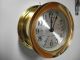 Vintage Seth Thomas Marine Brass Ships Bell Clock Strong Running Clock Clocks photo 4