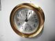 Vintage Seth Thomas Marine Brass Ships Bell Clock Strong Running Clock Clocks photo 6