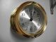 Vintage Seth Thomas Marine Brass Ships Bell Clock Strong Running Clock Clocks photo 7
