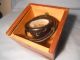 In Old Wood Box. . .  Old 4 Way Maritime Boat Compass. . .  Works Good. .  Floating. .  Heavy Compasses photo 6