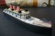 Queen Mary Cruise Liner Model - Wood And Tin - Plate Model Ships photo 3