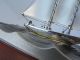Finest Signed Japanese Hand Made Sterling Silver 960 2 Masted Model Ship By Seki Other photo 1