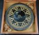 Great Antique Nautical Glass & Brass Compass Card Dial In Box Primitives photo 4