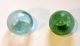 Vintage 2 Japanese Glass Ball Fishing Floats For Nets 3 