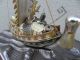 Finest H - Crafted Vintage Japanese Sterling Silver 960 Enamel Treasure Ship Seki Other photo 9