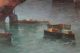 Vintage Wpa - Era Artist Signed O/c Nautical Boat Harbor Oil Painting,  Ciaffe? Other photo 5