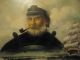 Antique Nautical Painting,  Ship & Captain By: Scott Myers Other photo 1