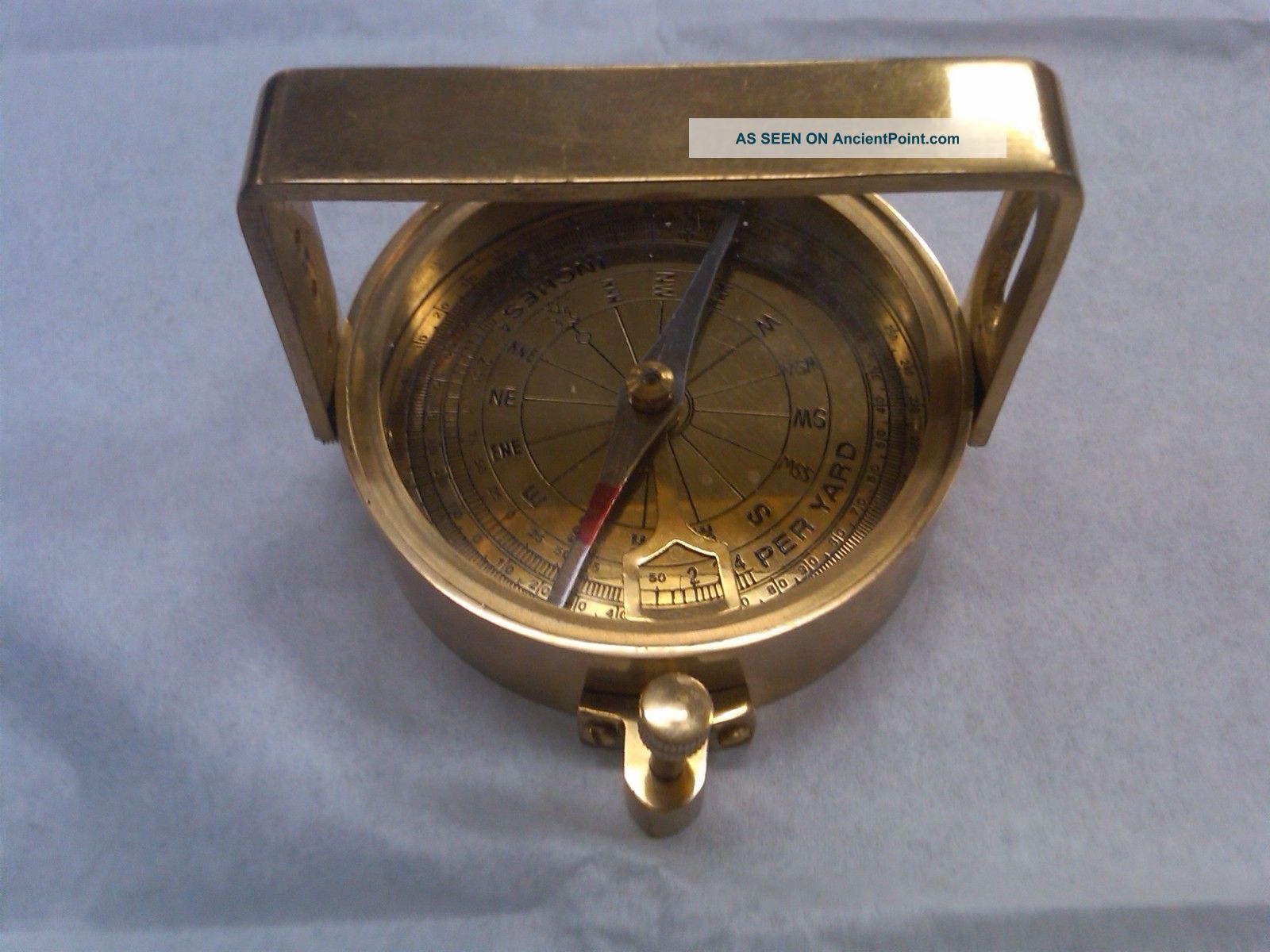 Clinometer Compass Brass Nautical Instrument 4 
