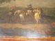 Antique C.  1760 Dutch Oil Philips Pieter Wouwerman Gypsy Old Master White Horse Model Ships photo 4