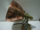 Vintage Ship Marine Electric Spot Search Light Made Of Brass & Copper - Rare Lamps & Lighting photo 6
