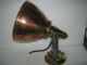 Vintage Ship Marine Electric Spot Search Light Made Of Brass & Copper - Rare Lamps & Lighting photo 7