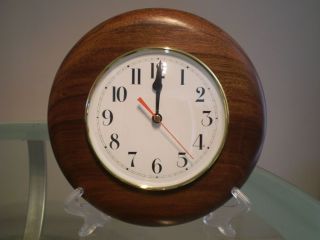 Queensland Walnut Wood Turned Wall Clock photo
