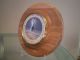 Rare Crab Apple Wood Turned Wall Tide Clock Other photo 1