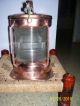 Marine Ship Vintage Star Board Electric Lamp Antique From Old Ship Copper Made Lamps & Lighting photo 9