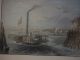Rare Antique Hand Colored Print Of The Ferry At Brooklyn New York C1838 Other photo 8