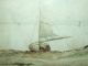 Maritime Ship Watercolor Painting;d.  A.  Fisher (american 1867 - 1940) Listed Artist Other photo 2