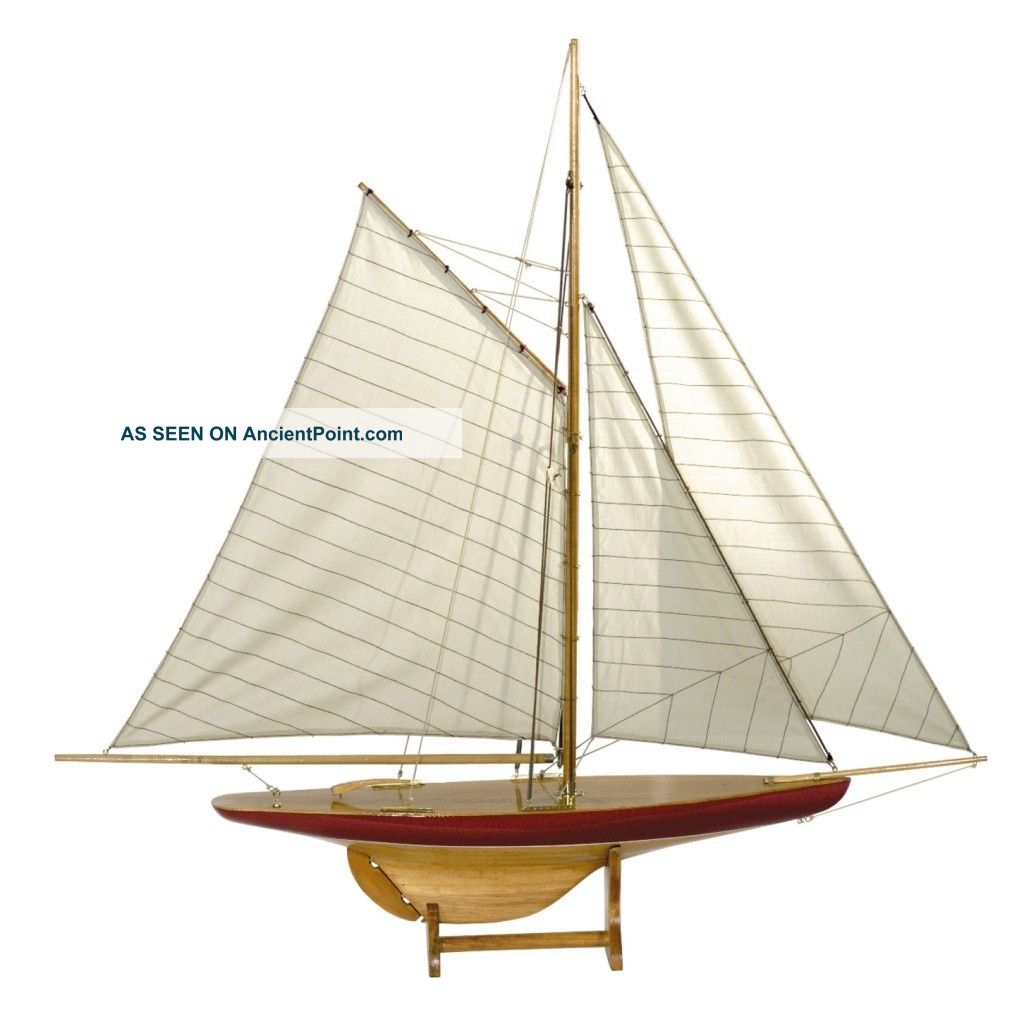 Defend Pond Yacht,  Toy Boat,  Sailing Ship,  1895 Reproduction,  Authentic Models Model Ships photo