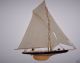 1901 Columbia Sailboat Model Hand Made Vintage Classic Model Ships photo 3