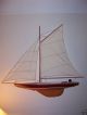 1901 Columbia Sailboat Model Hand Made Vintage Classic Model Ships photo 5